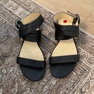 Strappy leather sandals